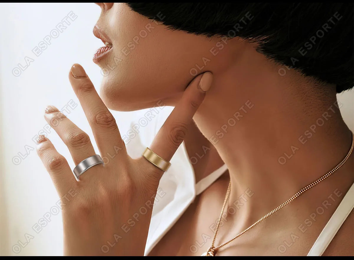 New Various Colors Available Smart Ring Bluetooth Heart Rate Sleep Monitoring Men Women Smartring Waterproof Health Sport Rings