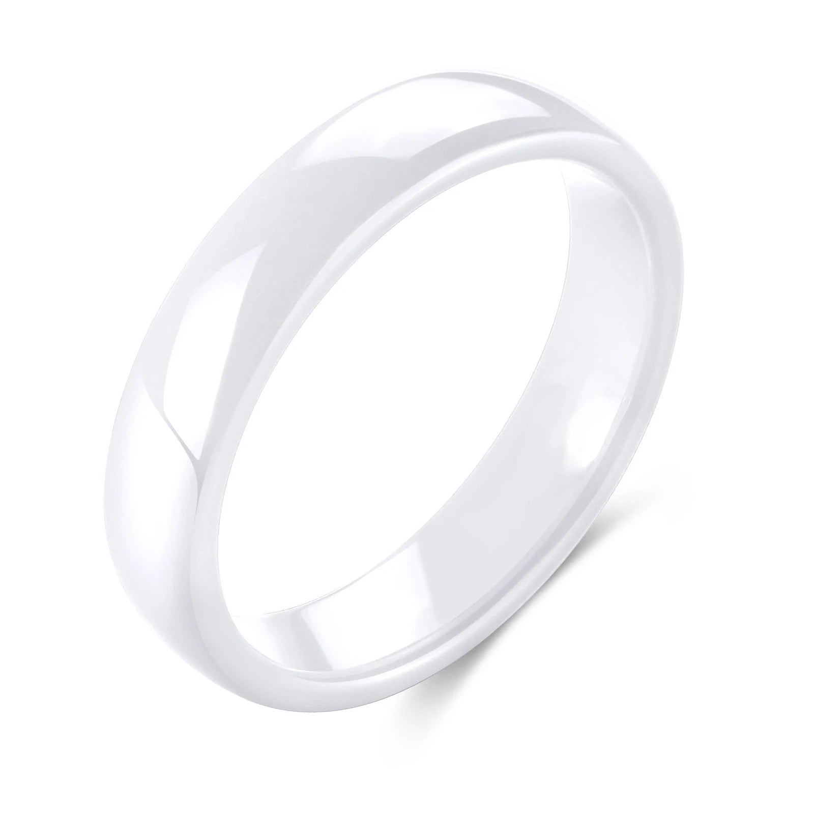 125kHz RFID Rewritable Ceramic Ring - Durable Bio-Compatible Tech White US SIZE 12 Tidesmit