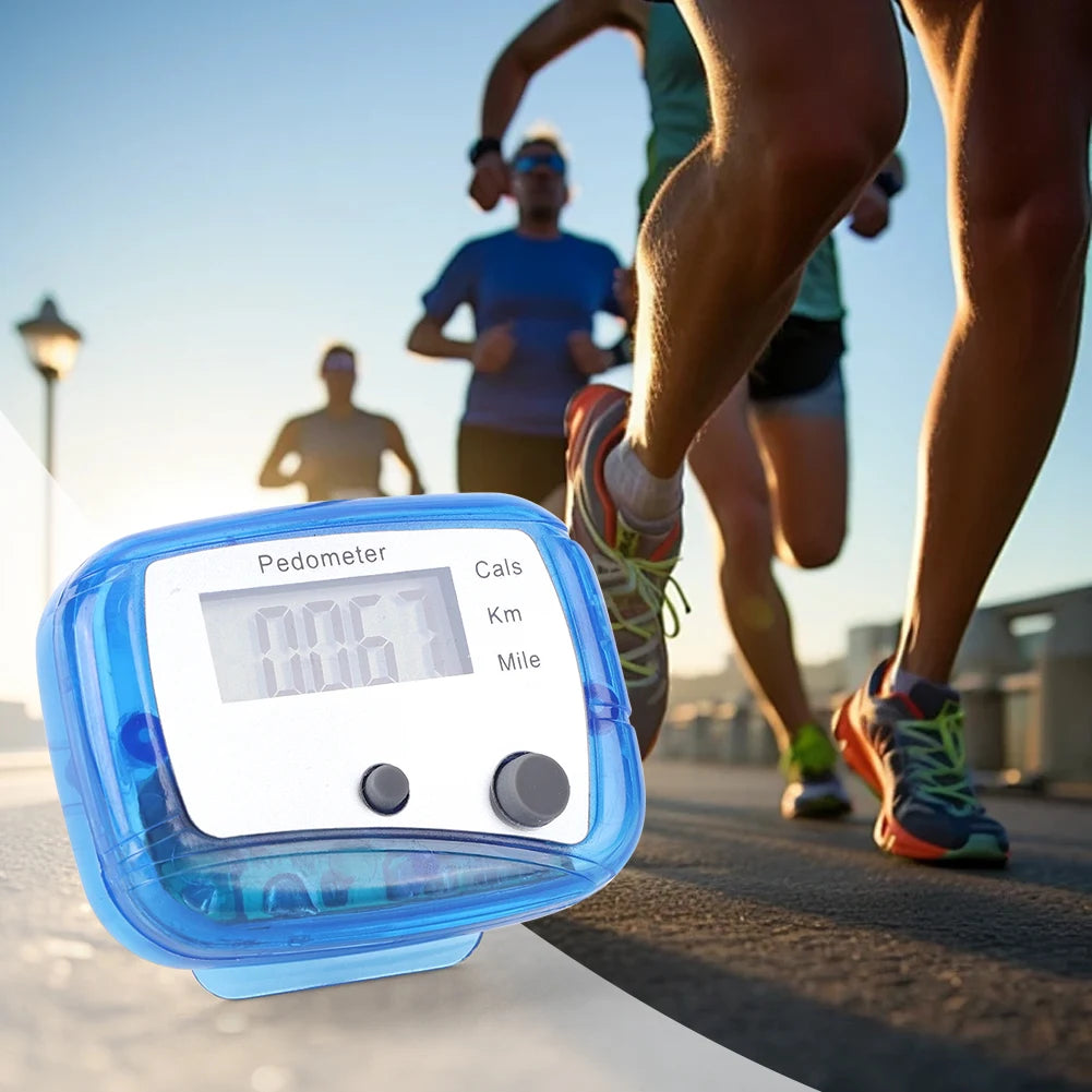 Walking Pedometer Portable Pedometer Multi-Function Accurate Step Tracker Mile Kilometer Calorie Calculation for Outdoor Sports