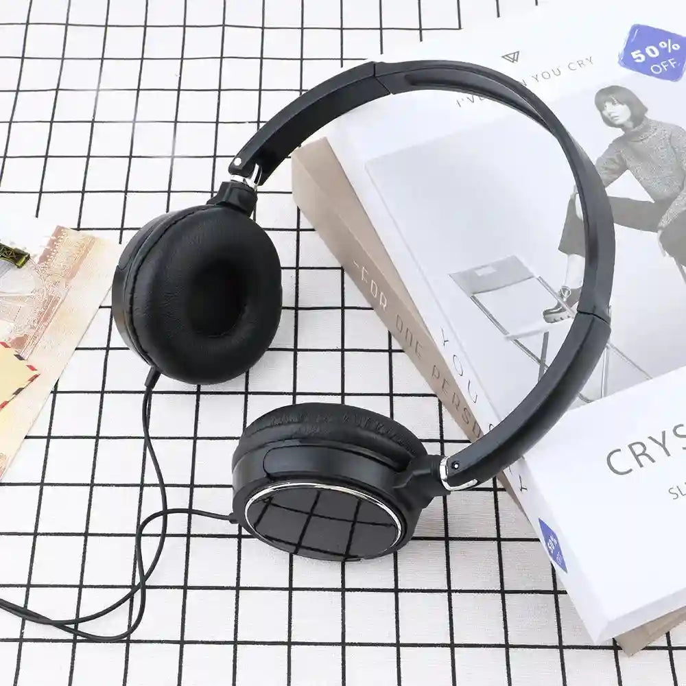 Noise Cancelling Wired Over-Ear Headphones with Mic - Tidesmit Tidesmit