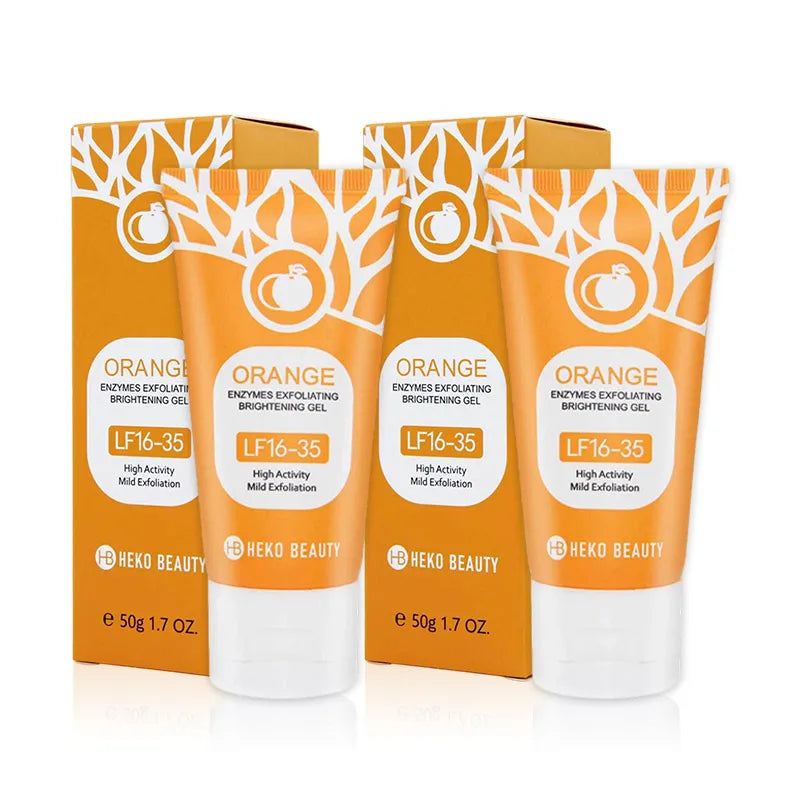 Orange Enzyme Exfoliating Gel for Radiant Skin | Tidesmit Scrubs Treatments 2PCS Tidesmit