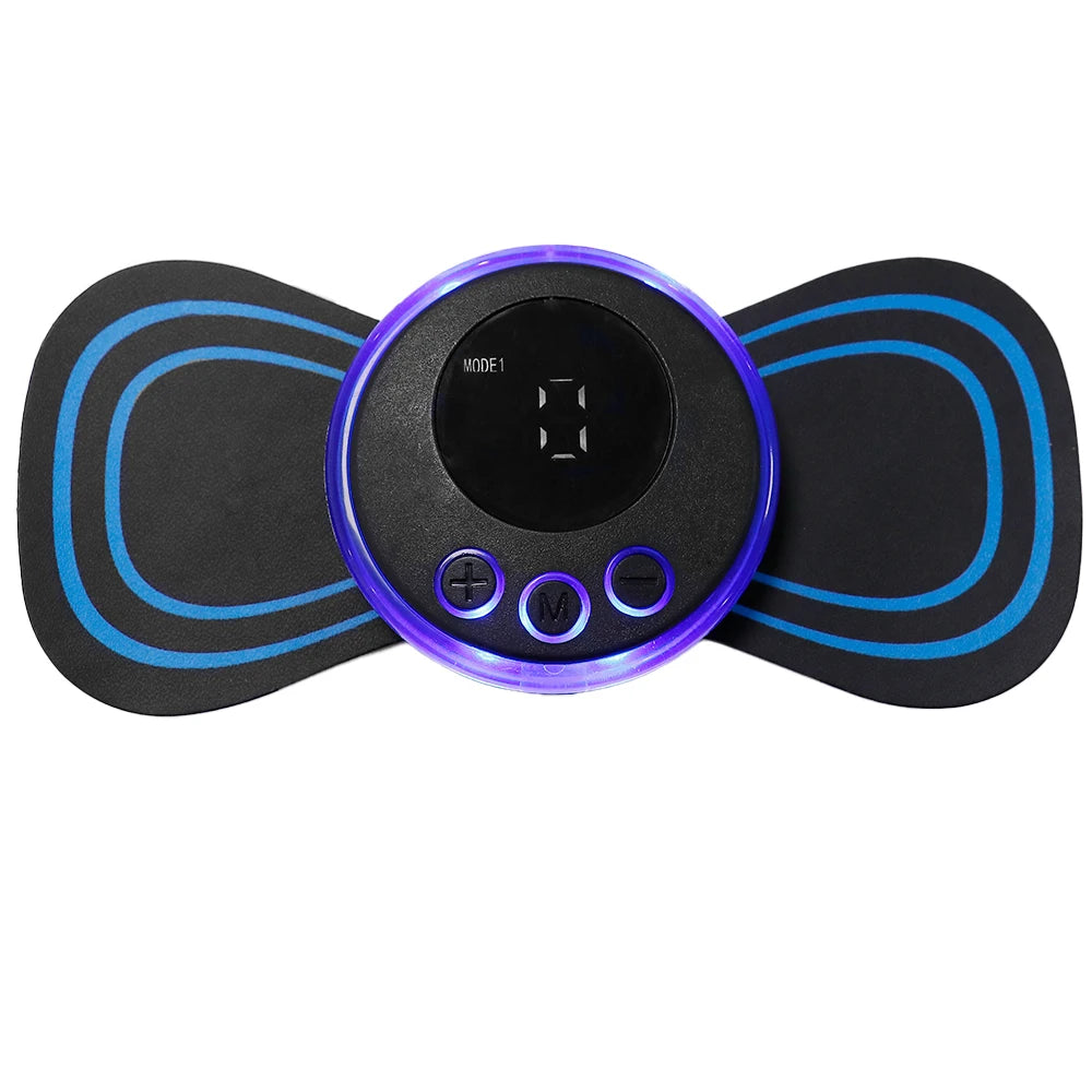 EMS Neck Massager - Portable TENS Pulse Pain Relief Patch for Muscles Body Shaping Massage Equipment Tidesmit