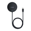 Magnetic Wireless Charger for iPhone 16 15 with Stand | Tidesmit Cosmic Black Tidesmit