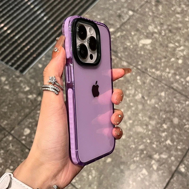 Shockproof iPhone Case with Airbag Bumper - Clear Slim Fit Protection Tidesmit