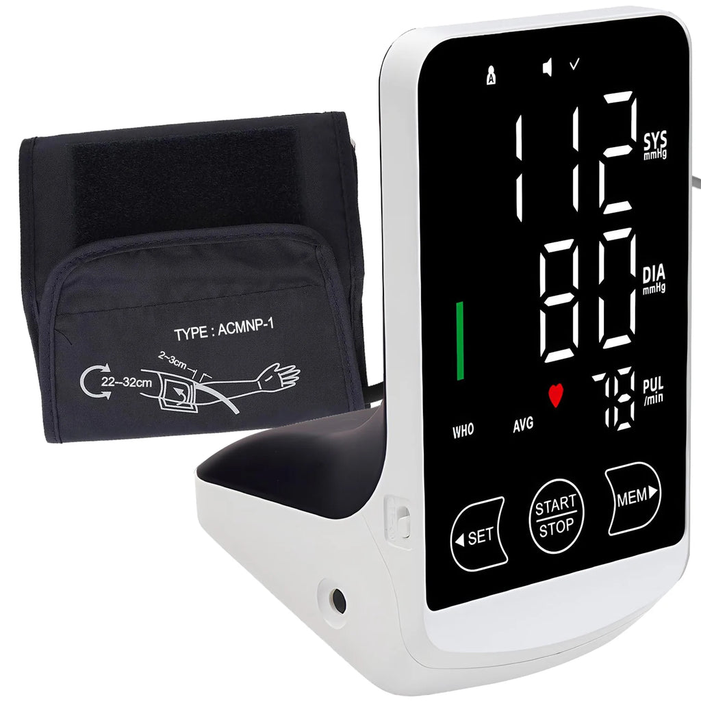 Blood Pressure Machine Arm-type Digital Blood Pressure Monitor Home Medical Sphygmomanometer Automatic Tonometer