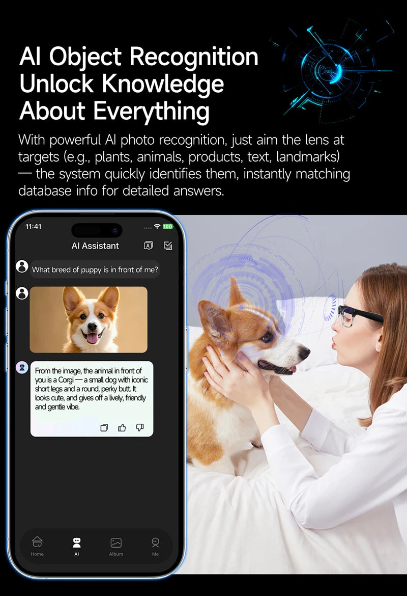 Smart Glasses with 4K HD Camera & Spatial Audio | Tidesmit Tidesmit
