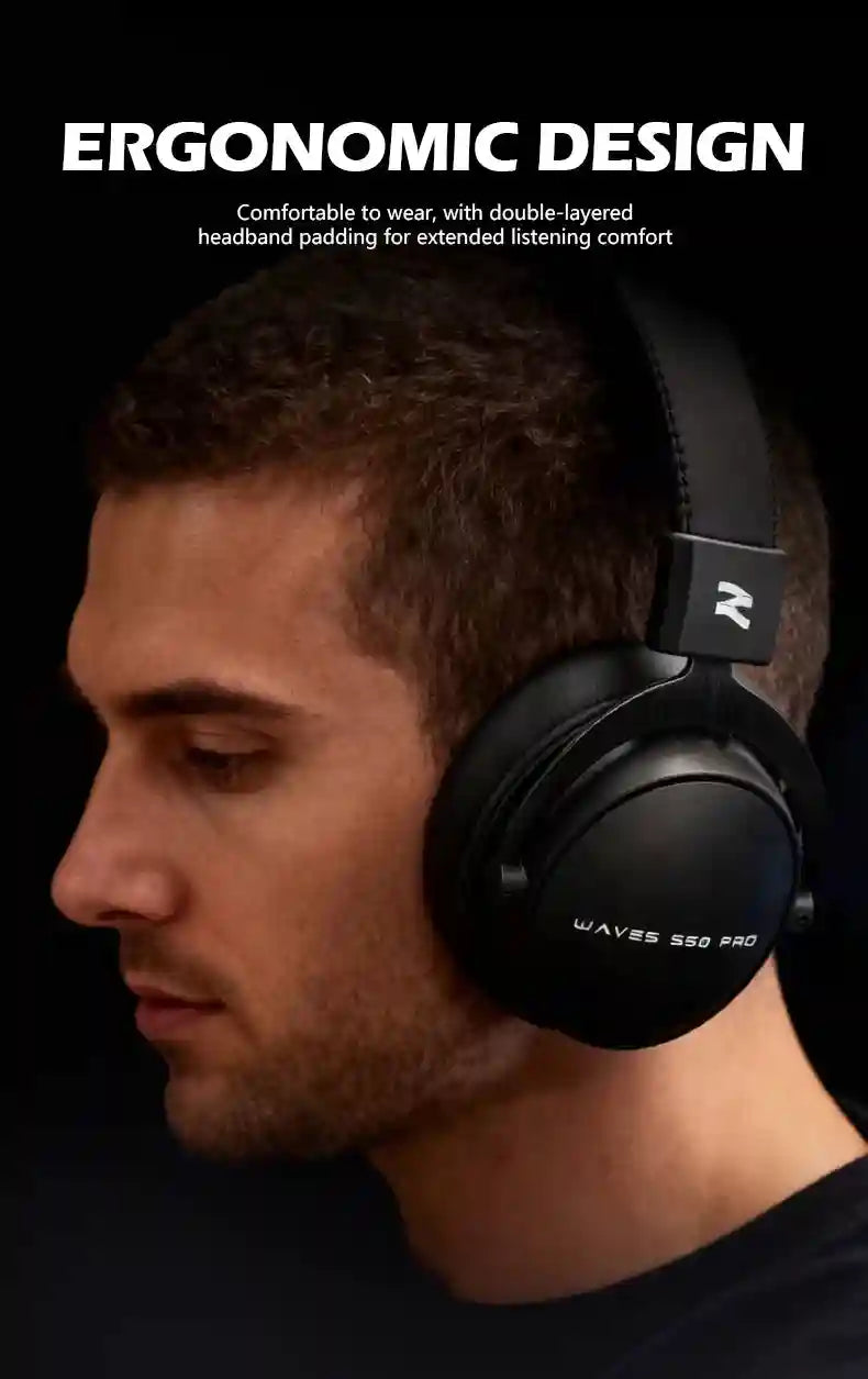 Over-Ear Studio Monitor Headphones - W550x Low Latency Audio Tidesmit