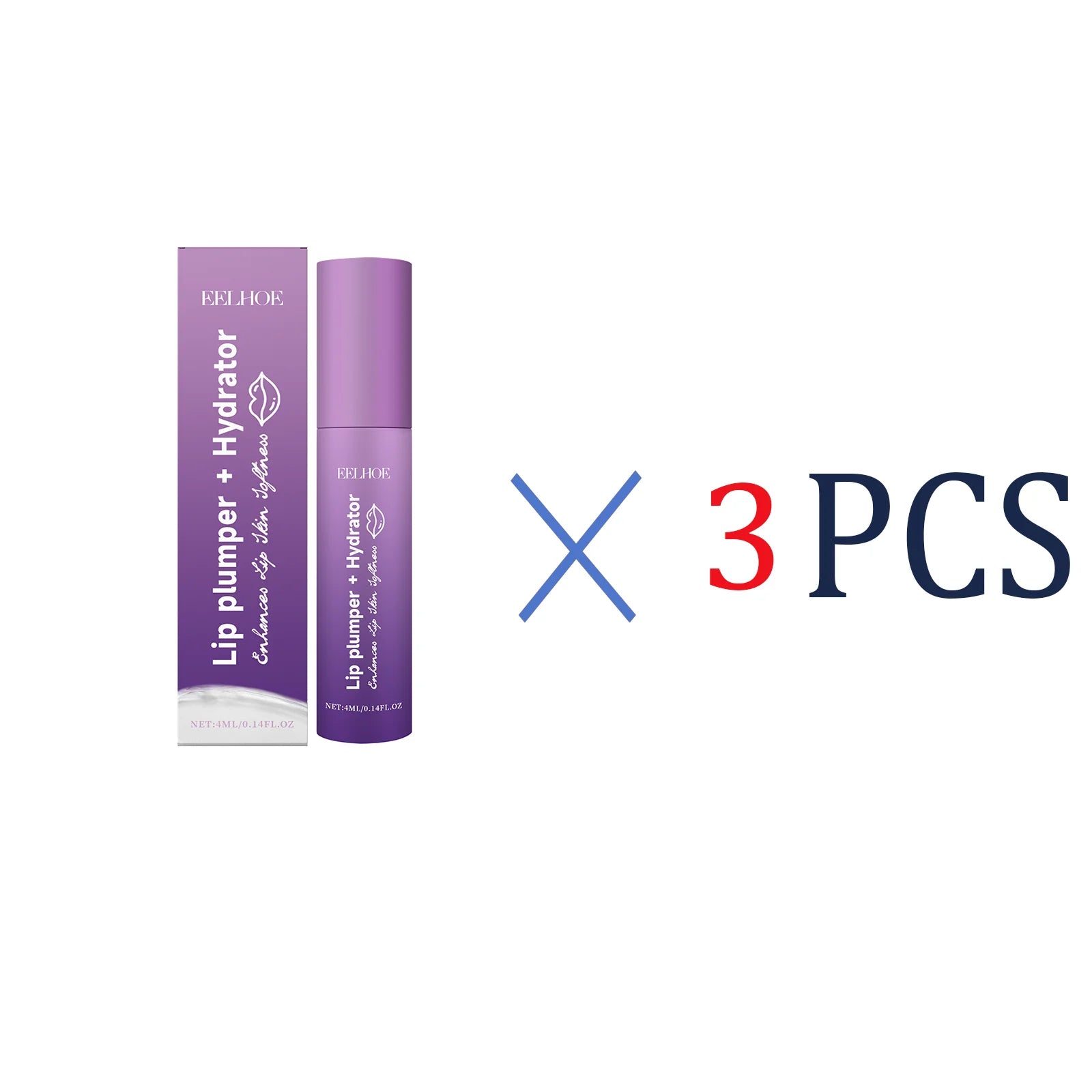Lip Plumper Hydrator Oil – Moisturizing Repair Gloss by Tidesmit Lip Care 3 Pcs Tidesmit