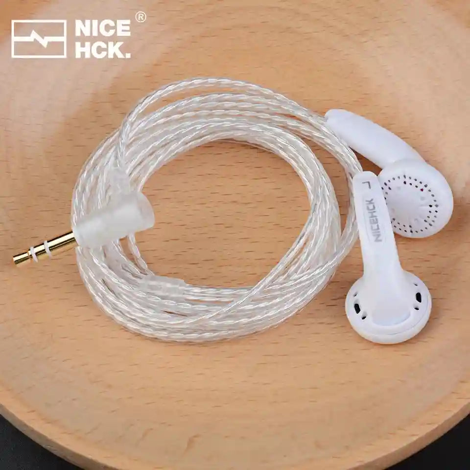 Wired 3.5mm HiFi Earbuds - Green Monitor Headphones for Clear Audio Tidesmit