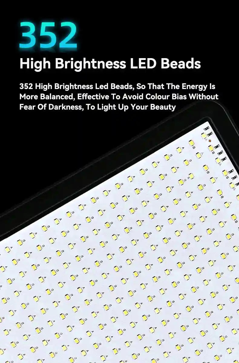 LED Ring Light with Adjustable Tripod Stand for Content Creation Tidesmit