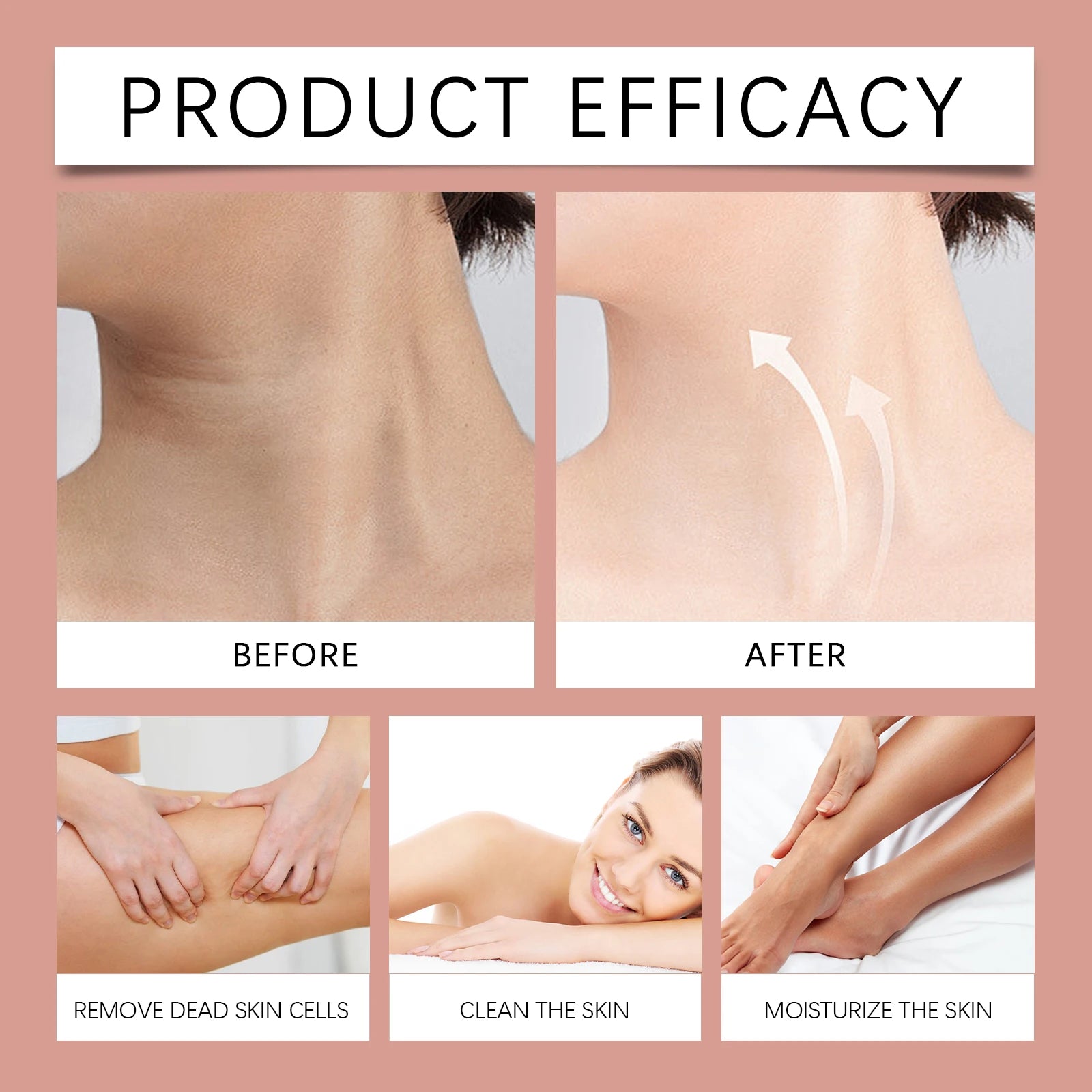 Peach Body Scrub - Professional Smoothing Skin Exfoliator (100g) Scrubs Treatments Tidesmit