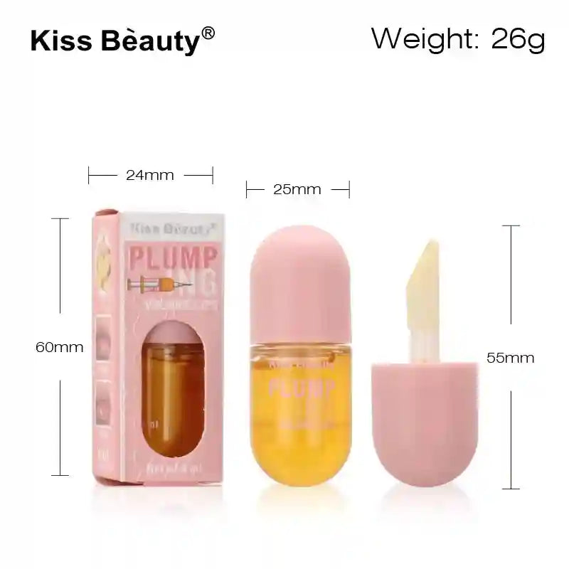 Lip Plumper Serum Instant Volume Hydrating Gloss - 8ml Cruelty-Free Lip Care 1pcs-8ml Tidesmit