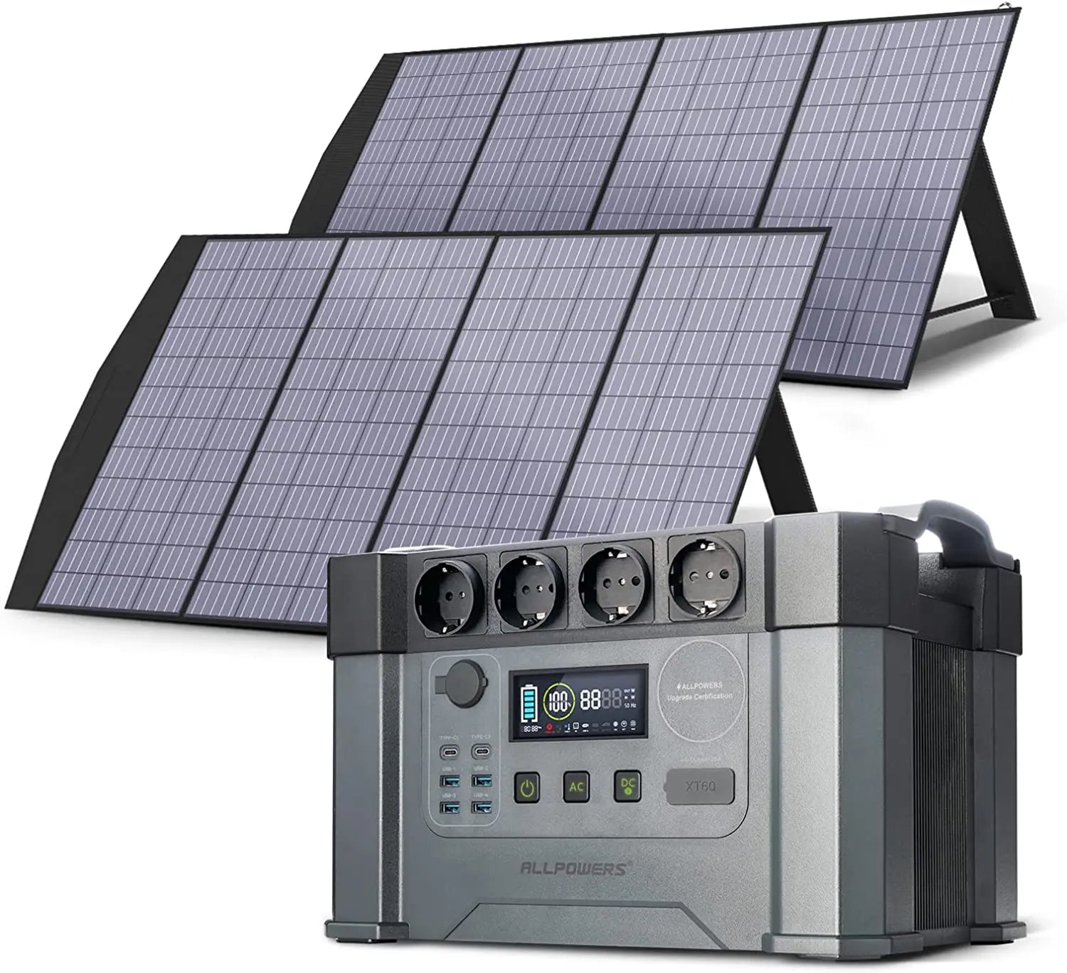 2400W Portable Solar Generator with 400W Panel for Reliable Off-Grid Power Tidesmit