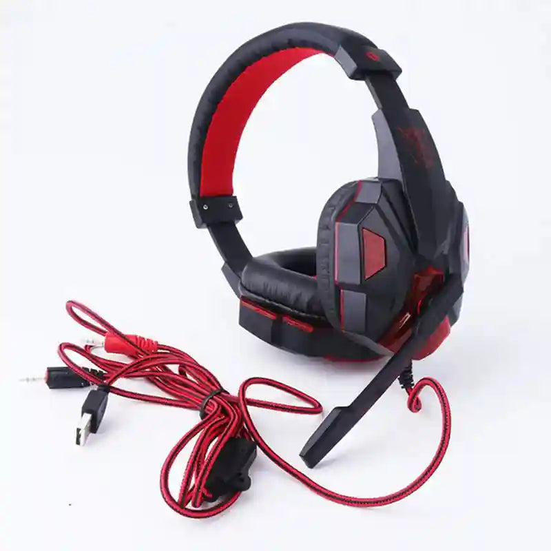 Gaming Headset With Mic: Stereo Noise Cancelling Over-Ear Headphones Tidesmit