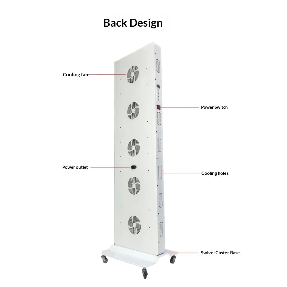 Elite Grade Red Light Therapy Panel For Face Body Dual Chip 630nm 660nm Red 810nm 830nm 850nm Near Infrared LED Beauty Devices