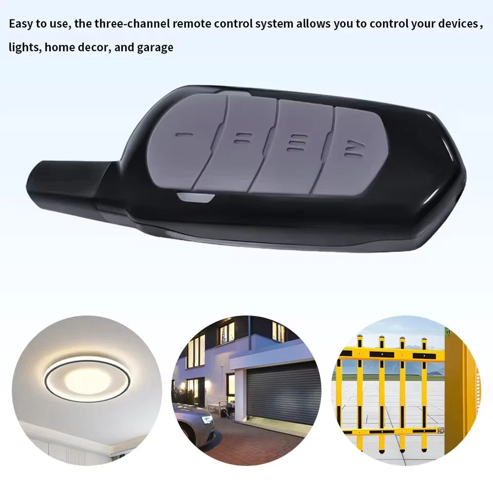 Garage Door Remote Duplicator 433MHz Rolling Code Gate Opener - 1pcs Tidesmit