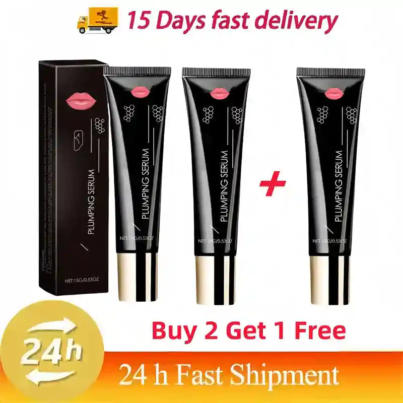 Lip Plumper Oil – Hydrating Lip Treatment & Volumizing Gloss by Tidesmit Lip Care Buy 2 Get 1 Free Tidesmit