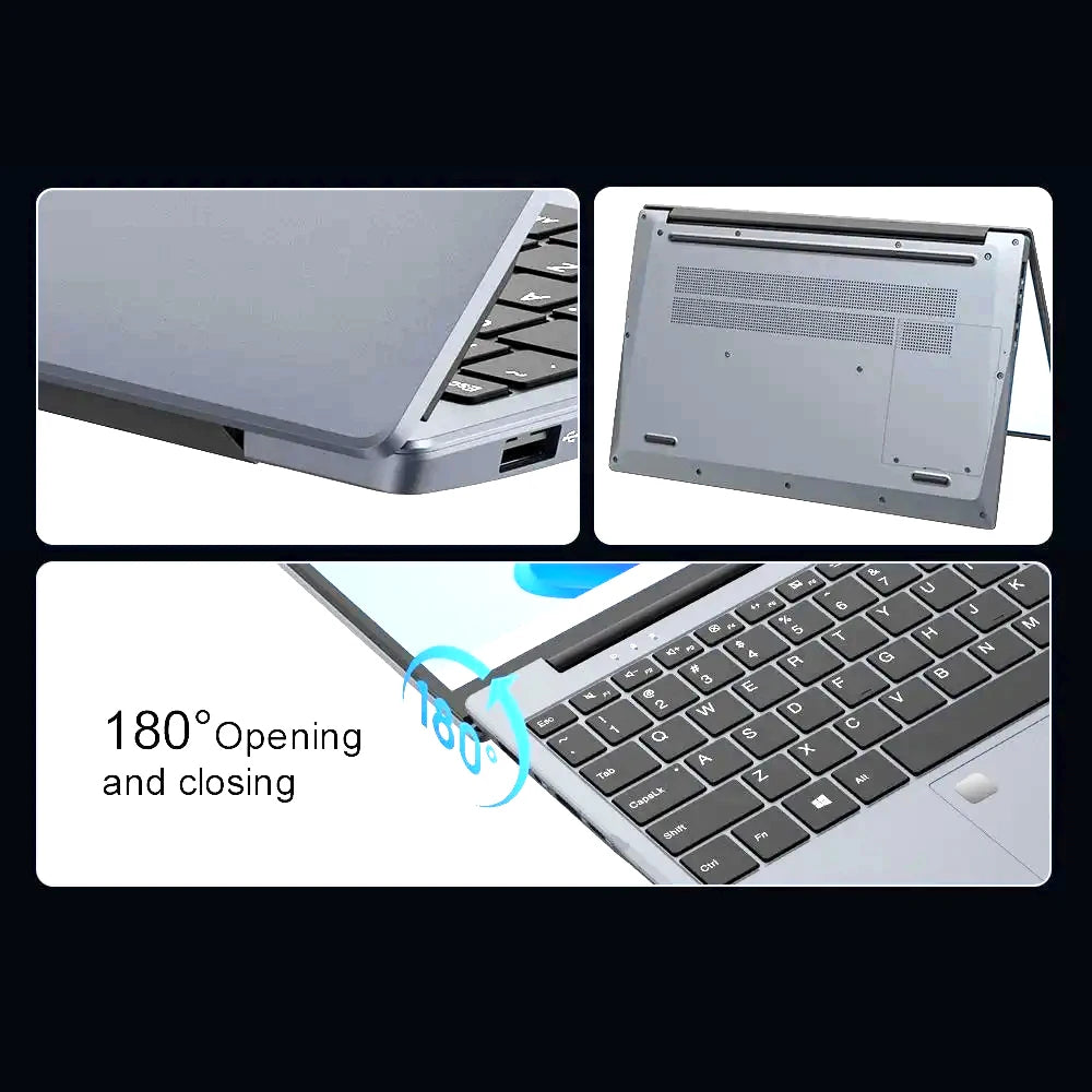 Xiaman 15.6" Intel Notebook PC Ultra Slim Laptop Intel Core i3-6100U 16GB RAM 1TB 2TB SSD Office Study Computer PC Windows 11