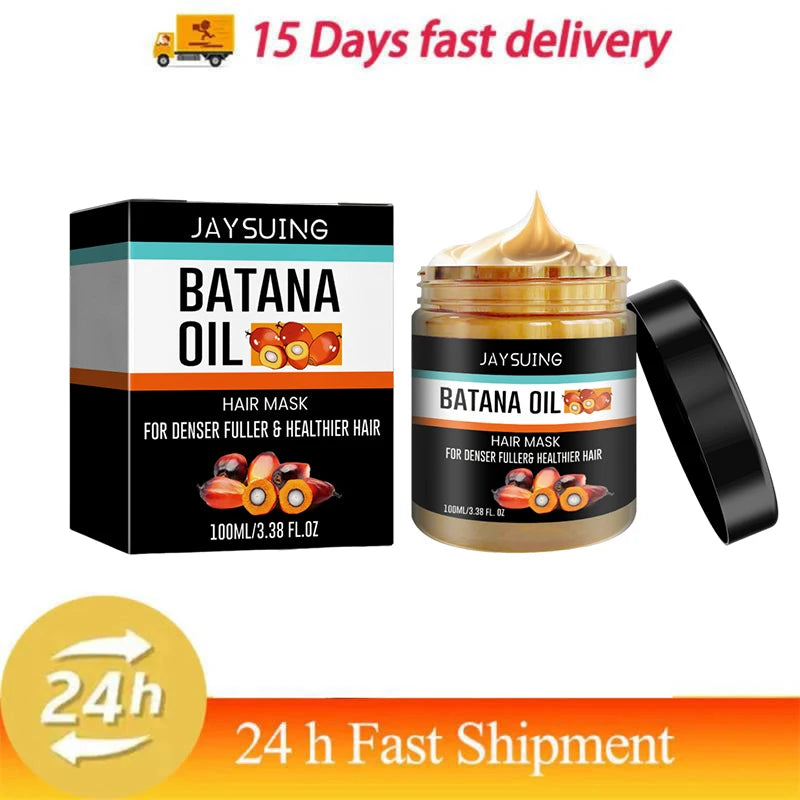 Jaysuing Batana Oil hair mask for fast hair growth, root repair, and regrowth treatment to prevent hair loss.