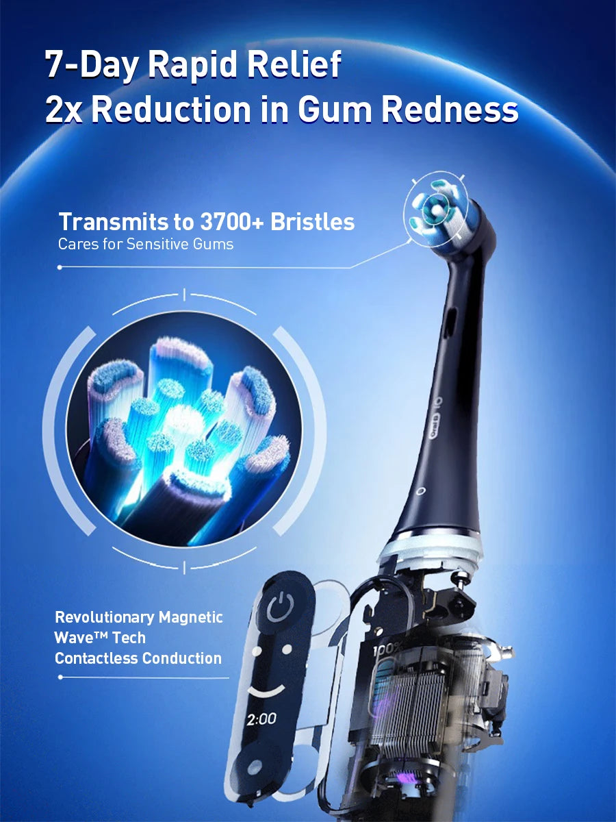 Oral B Electric Toothbrush IO Series Rechargeable Waterproof Smart Rotating Timing Electronic Tooth Brushes IO2 IO3 IO4 IO7 IO9