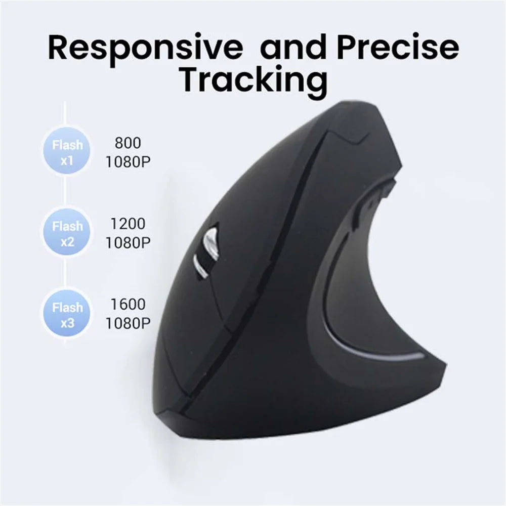 Ergonomic Wireless Dry Battery Mouse 2.4G Right Hand Mouse Distance Transmission Gaming Mouse For Huawei Xiaomi Notebook Macbook