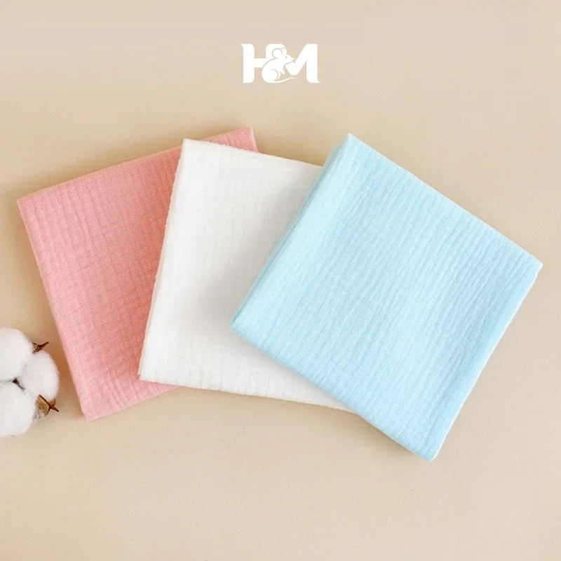 8/10pcs lot 100% Cotton Baby Gauze Diapers For Newborn Baby Nappy Changing 45*43cm Washable Soft Baby Towels