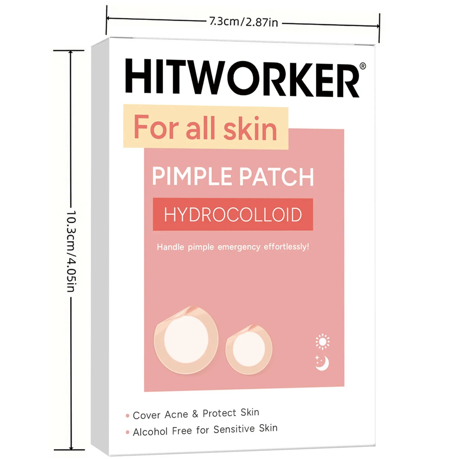 Invisible Waterproof Hydrocolloid Acne Patch for Facial Cleansing Care Essence Tool Accessory Suitable for All Skin Types