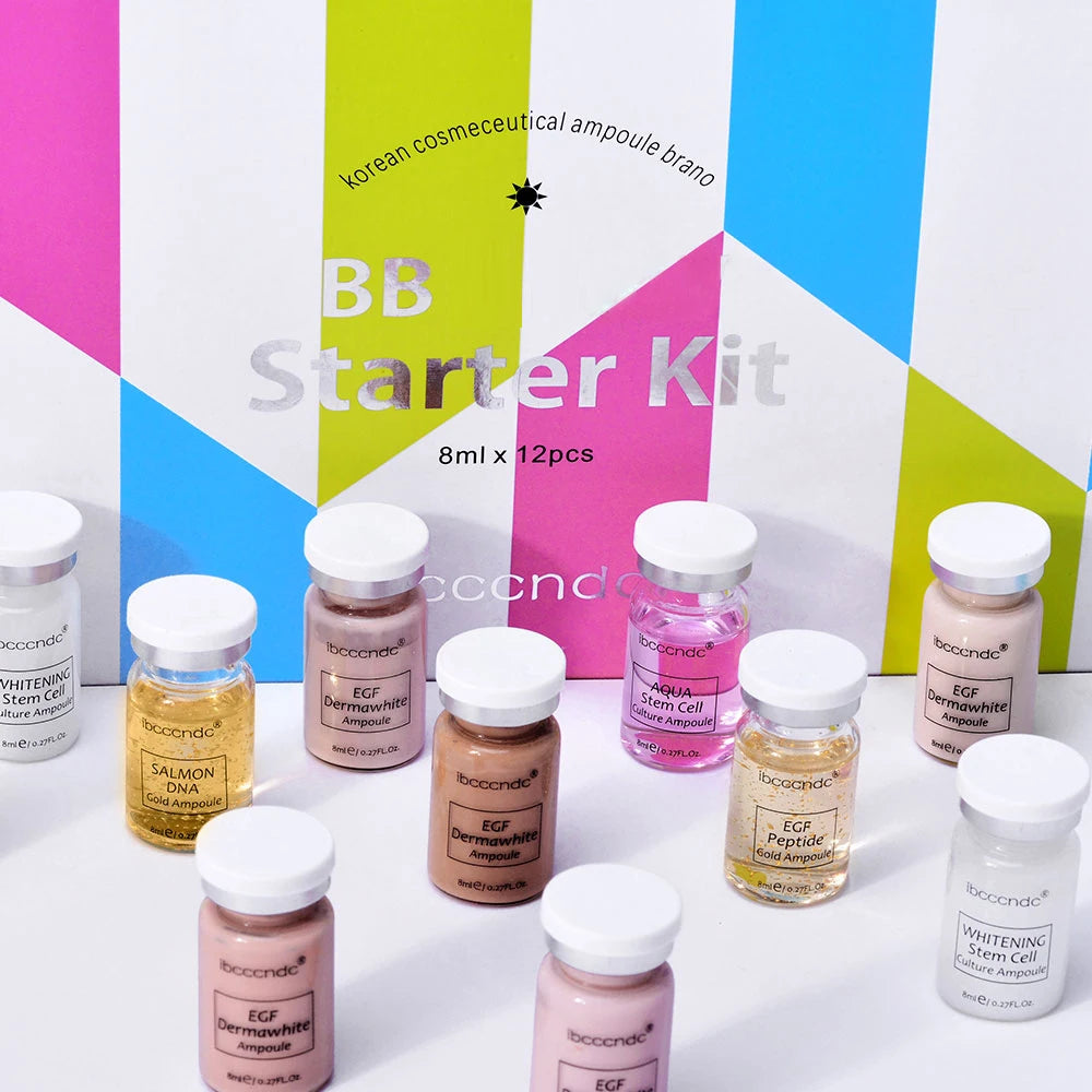 Tidesmit Korea BB Cream Glow Starter Kit with niacinamide and peptides for radiant face makeup application texture