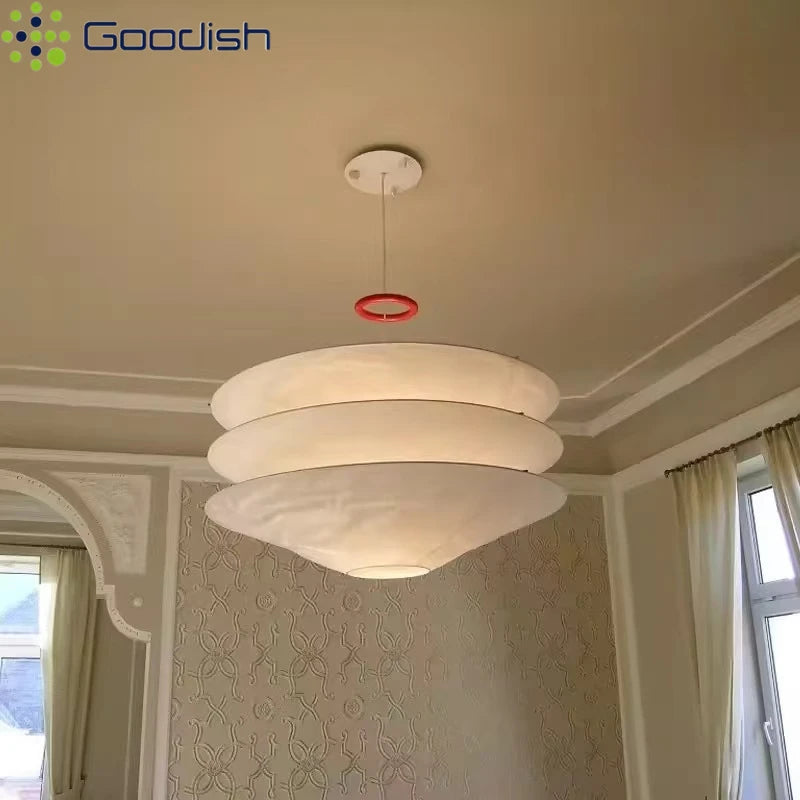Wabi-Sabi Paper Pendant Light - Large Japanese Minimalist Hanging Lamp Tidesmit