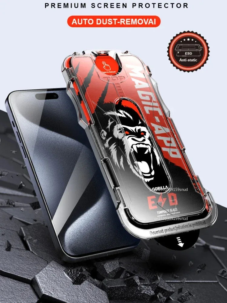 iPhone 16 Screen Protector - 3-Pack 9H Tempered Glass for iPhone Tidesmit