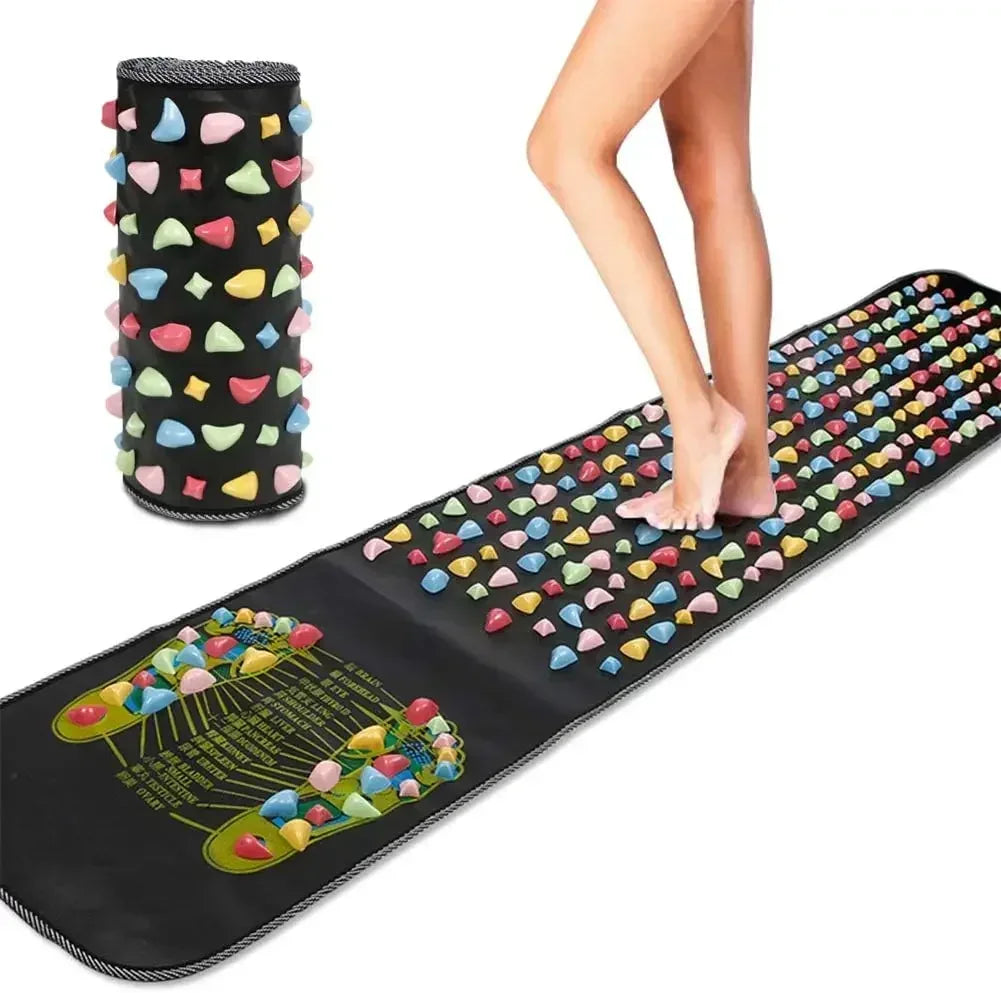 Foot Massage Mat for Reflexology Pain Relief - Tidesmit Home Spa Series Relaxation Treatment Tidesmit