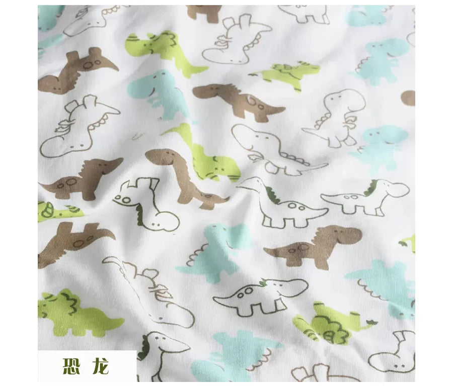 Baby Fabric Knit Jersey Print Fabric Sewing Material for Children's Garment 50*185cm Brocade Fabric Organic Fabric  Knitted