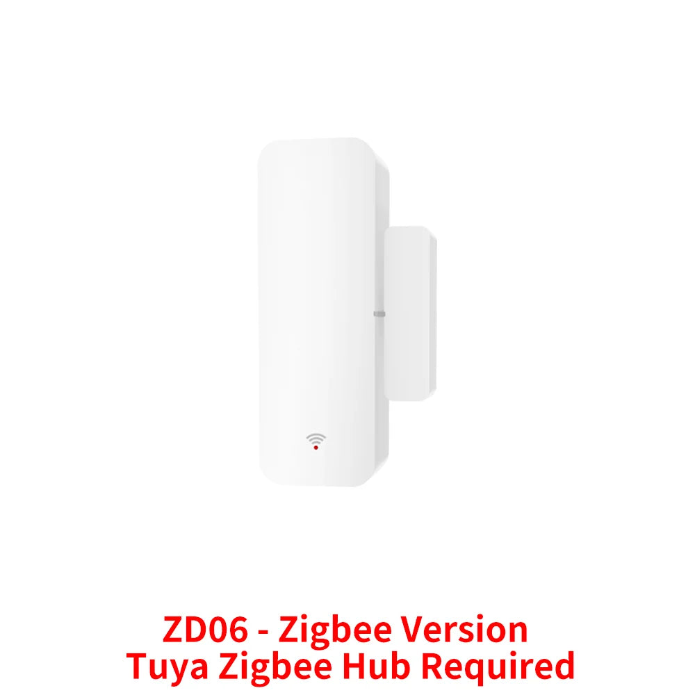 Zigbee Door Sensor Smart Contact Monitor for Home Security WHITE Tidesmit