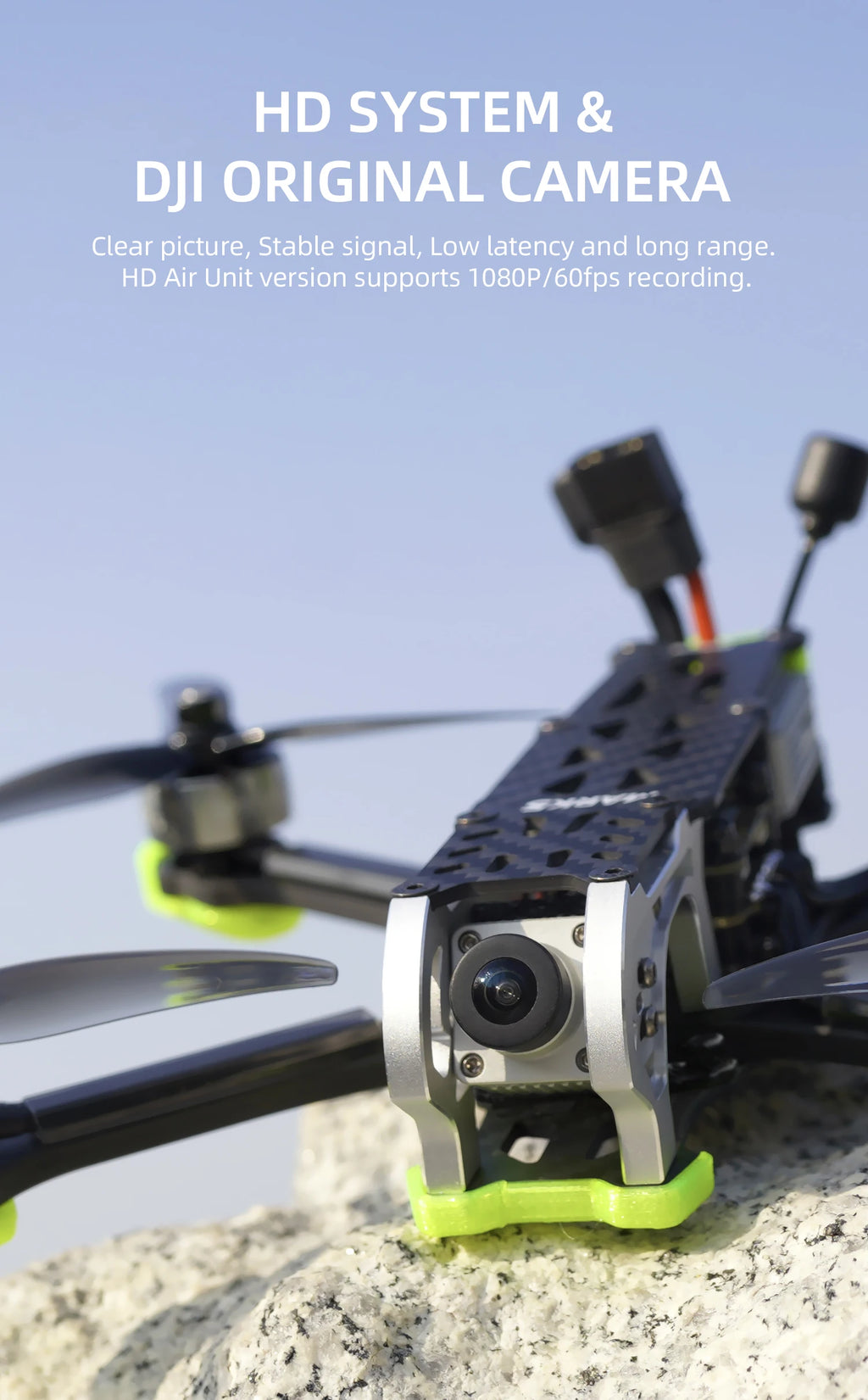 GEPRC MARK5 Analog FPV Drone 5-Inch 6S Freestyle Quadcopter Tidesmit