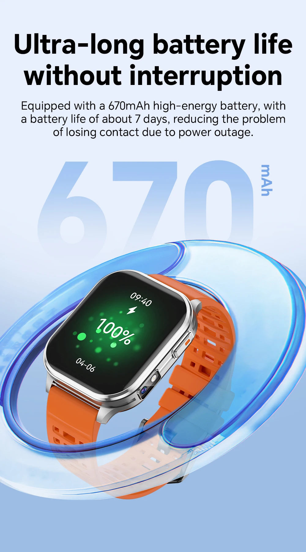 LIGE New 30W Pixel Camera Smart Watch Men 670mAh Battery IP67 Waterproof Sports Fitness Tracker Bluetooth Call Man Smartwatches