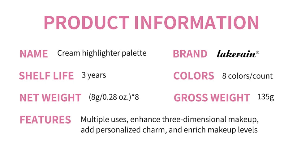 Tidesmit high gloss cement case cream palette featuring matte and shimmer pink brown nude makeup shades texture detail