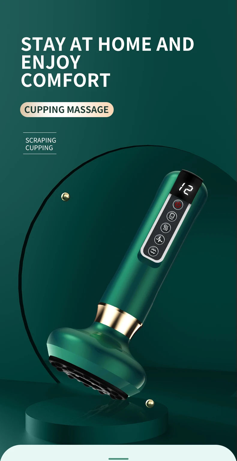 Electric Cupping Massager for Cellulite Removal and Body Sculpting Relaxation Treatment Tidesmit