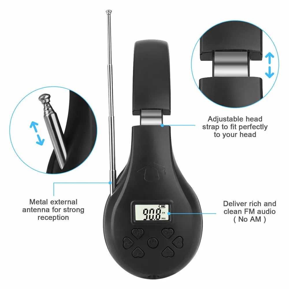 Portable FM Radio Headset for Simultaneous Interpretation - Tidesmit Tidesmit