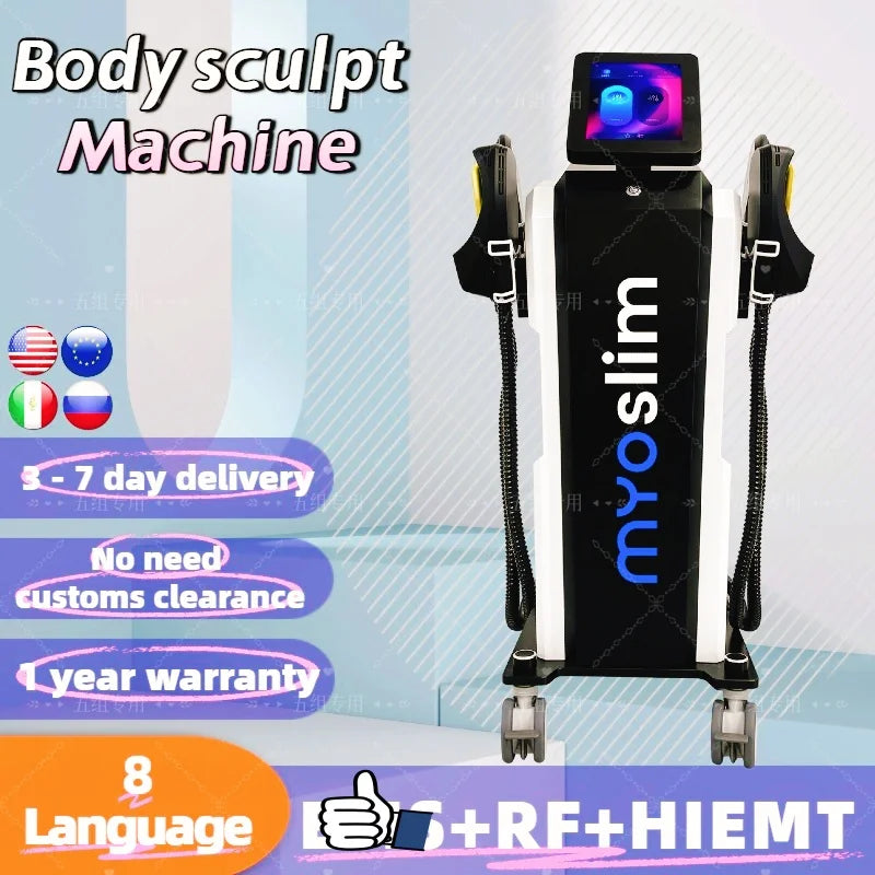EMS Muscle Sculpting Machine | 6500W RF Body Toner by Tidesmit Body Shaping Massage Equipment Tidesmit