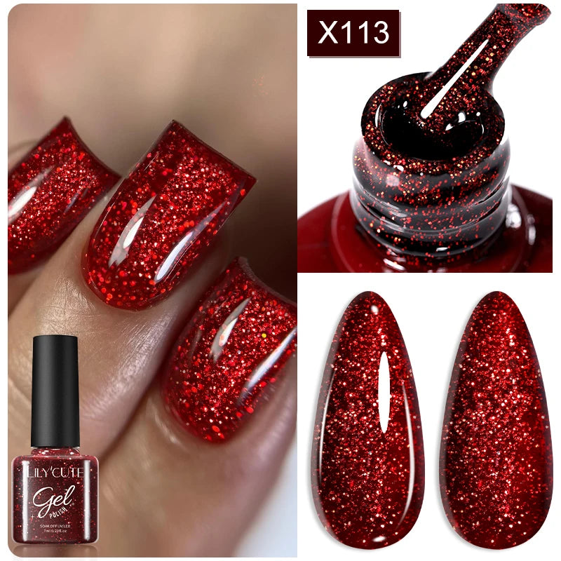 Magnetic Cat Eye Gel Nail Polish – Reflective UV Soak Off Kit Permanent Makeup Machines COLOR-113 Tidesmit