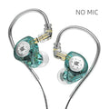 KZ EDX Pro In-Ear Monitors - HiFi Wired Earbuds by Tidesmit EDX pro cyan NO mic China Mainland Tidesmit