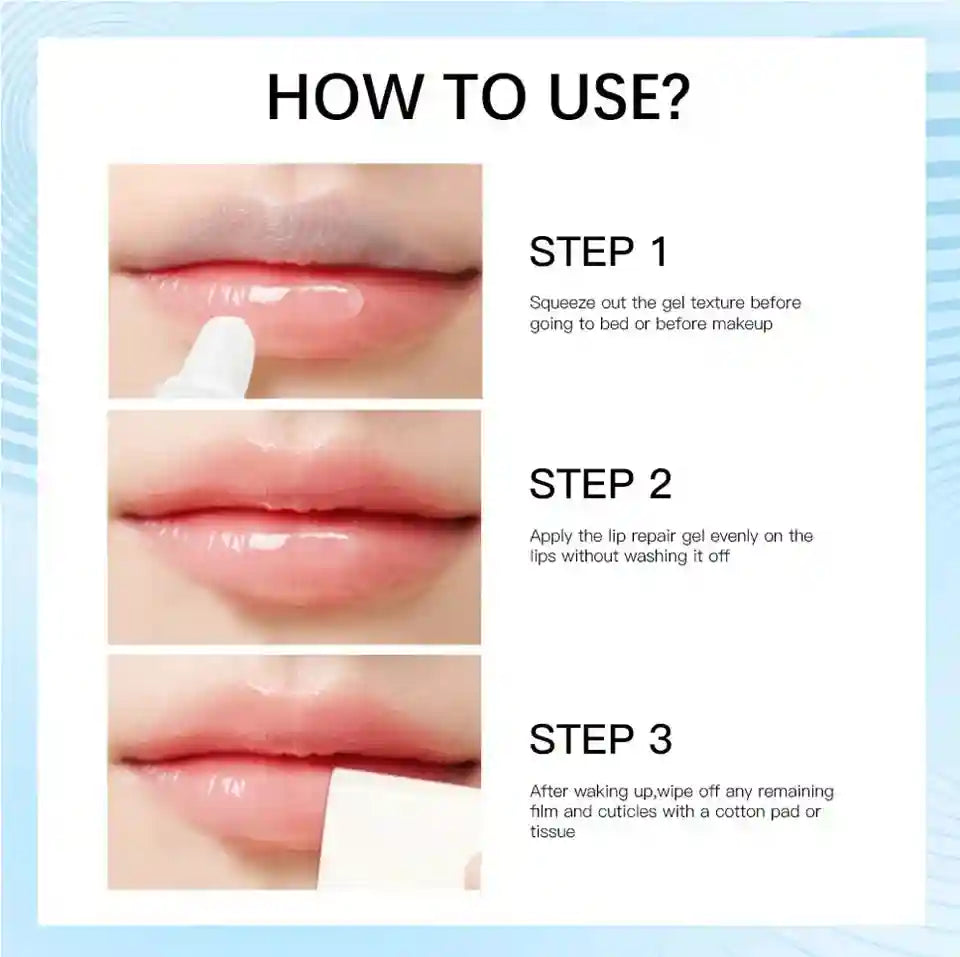 Lip Repair Gel 2pcs - Deep Moisturizing Balm for Dry Lips Lip Care Tidesmit