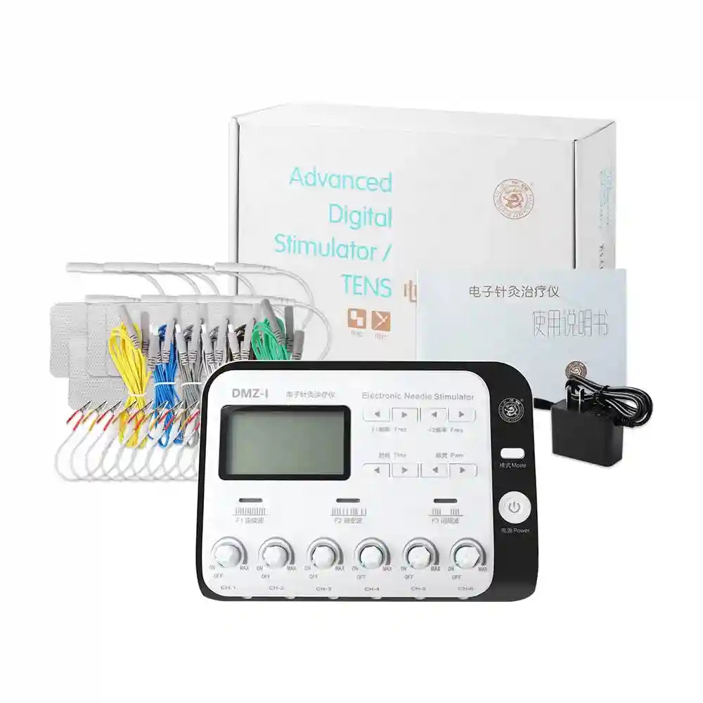 TENS Muscle Massager 6-Channel Physiotherapy Device for Home Wellness Relaxation Treatment US plug with box Tidesmit