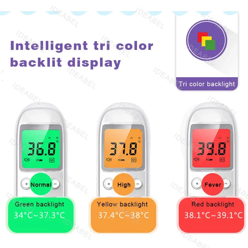 Digital Blood Pressure Monitor Wrist Tensiometer Electronic Sphygmomanometer Tonometer with LCD Forehead Digital Thermometer