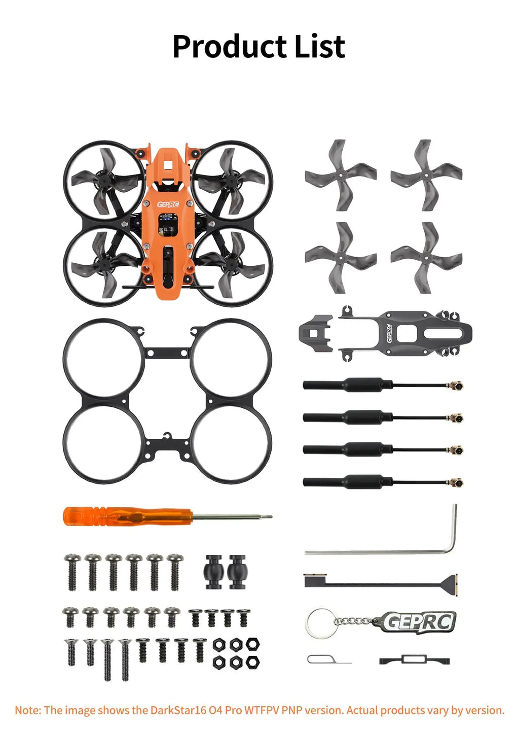 DarkStar16 O4 Pro 2S FPV Camera Drone with GPS and Obstacle Avoidance Tidesmit