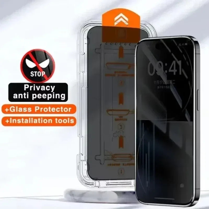 Privacy Screen Protector for Samsung Galaxy - Anti-Spy Tempered Glass Tidesmit