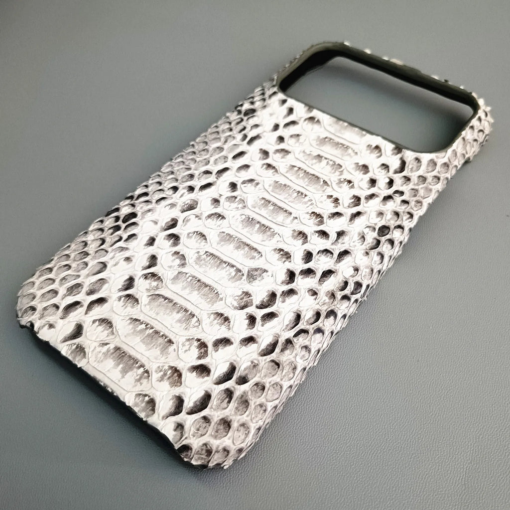 Python Leather iPhone Case: Genuine Snakeskin Slim Fit Protection Tidesmit