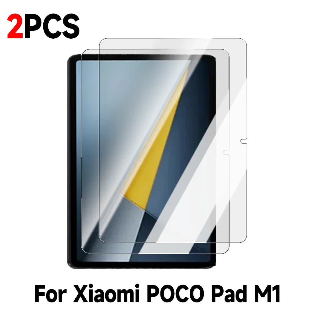 Tempered Glass Screen Protector for Redmi and Poco Pad | 9H Hardness For POCO Pad M1 Tidesmit