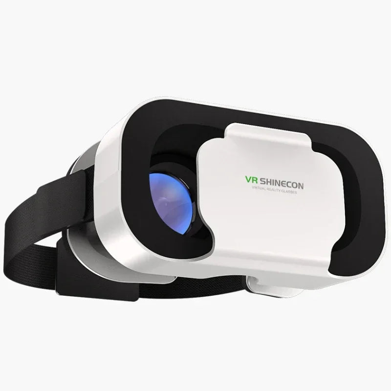 VR Headset for Smartphones - Adjustable Virtual Reality Glasses White Tidesmit