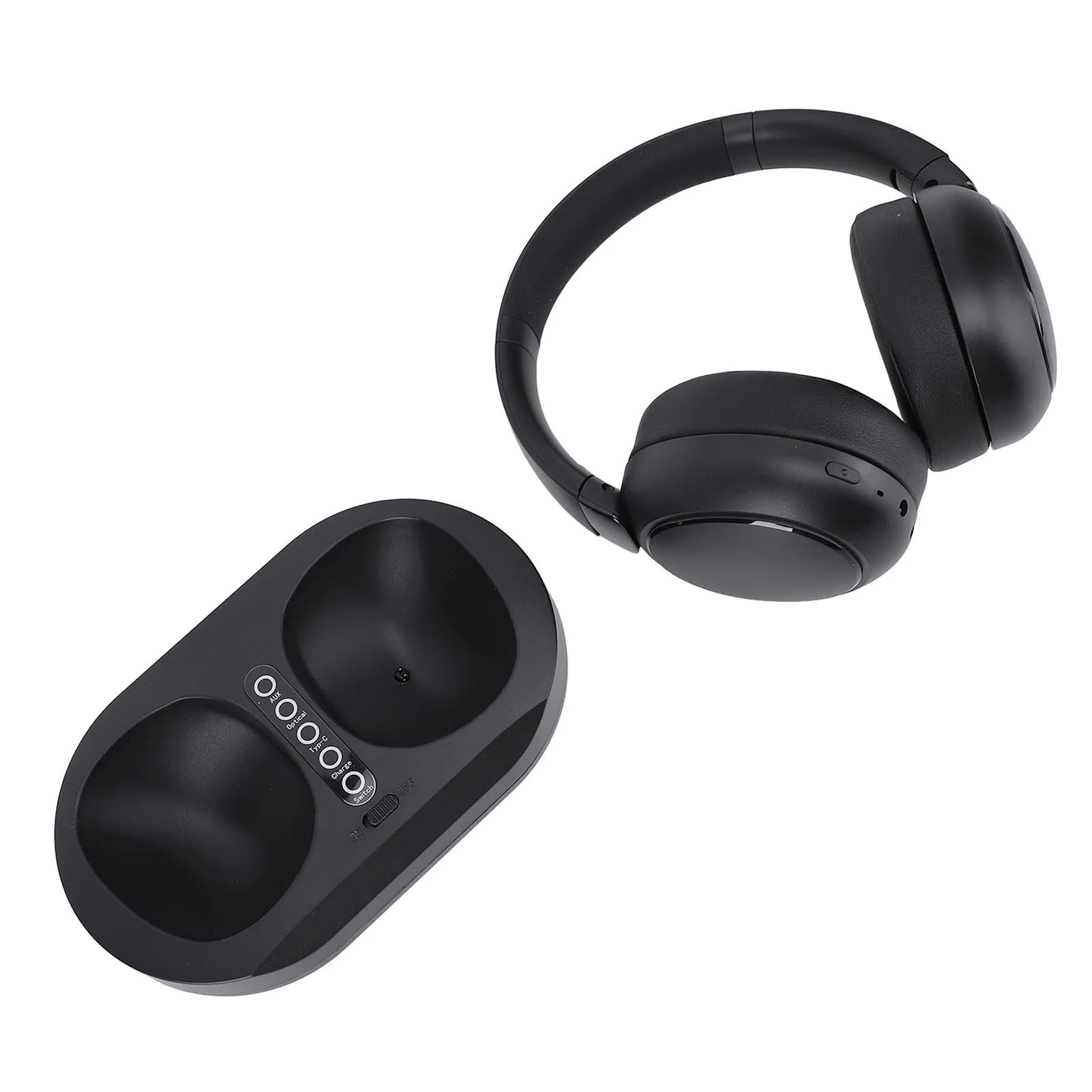 Wireless TV Headphones Bluetooth 5.3 with LED Battery Display Tidesmit